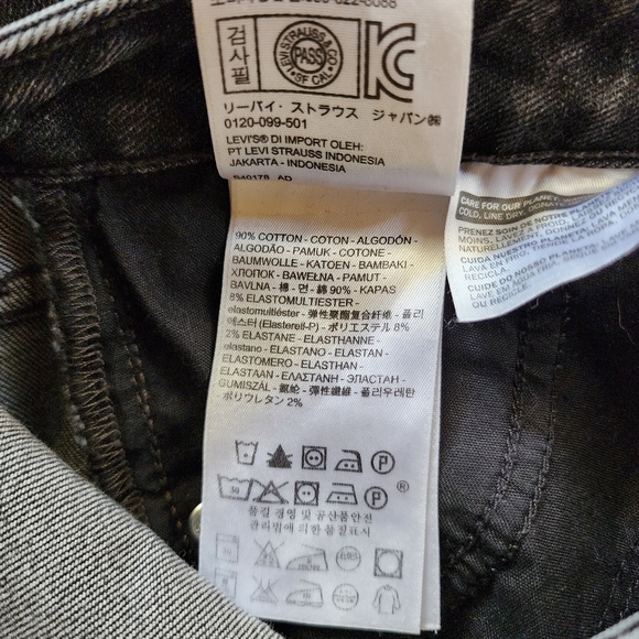 Levi's 721 High Rise Distressed Skinny Jeans - Picture 8 of 8